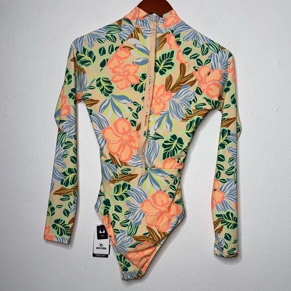 Rip Curl Follow the Sun Long Sleeve Surfsuit light orange Size Small - Picture 4 of 7